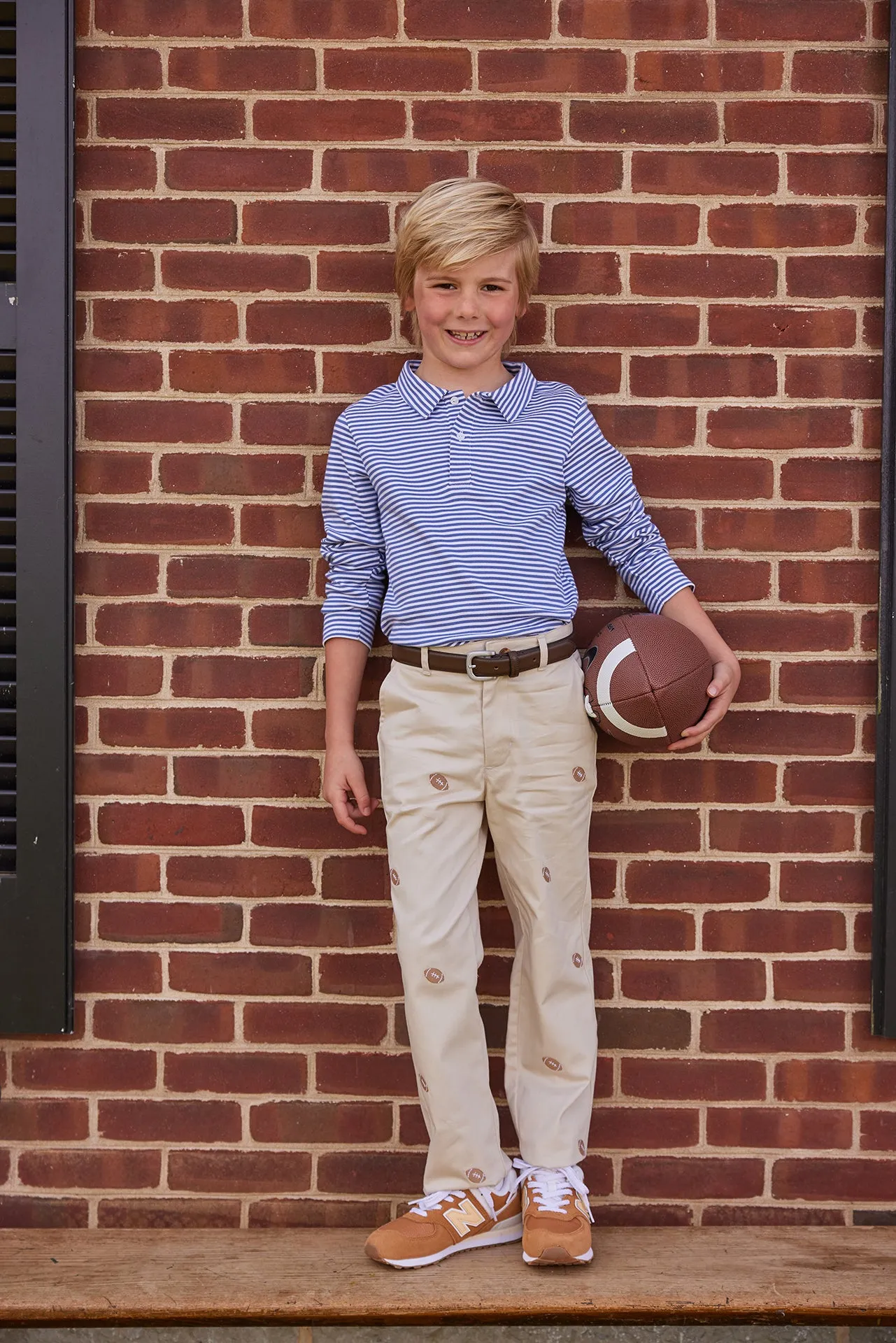 Classic Schiffly Pant - Football Embroidery - FINAL SALE