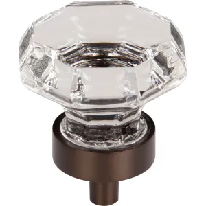 Clear Octagon Crystal Knob