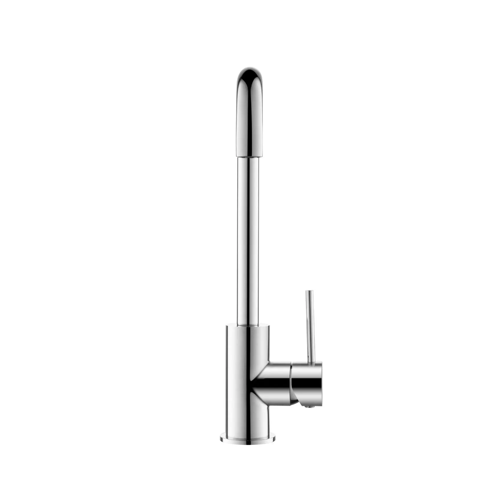 CLIO Kitchen Sink Mixer Square Tap Bench Mount Chrome