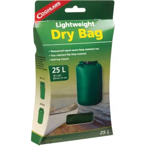 Coghlan's 25L Lightweight Dry Bag, Tear Resistant w/ Roll Top Closure 25 Liter
