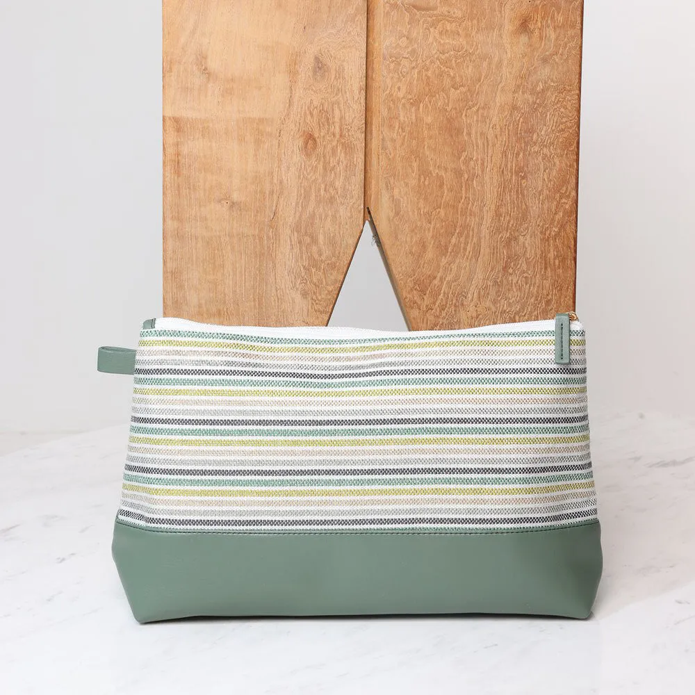 Cosmetic Striped Green