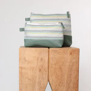 Cosmetic Striped Green
