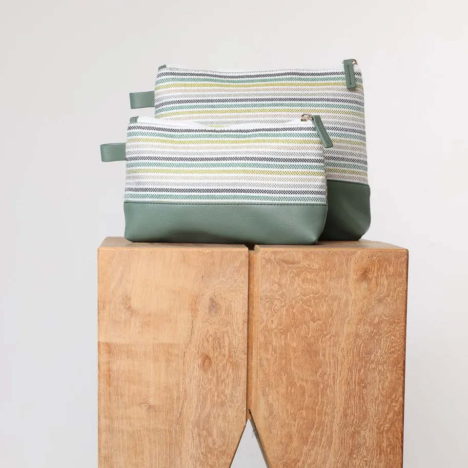 Cosmetic Striped Green