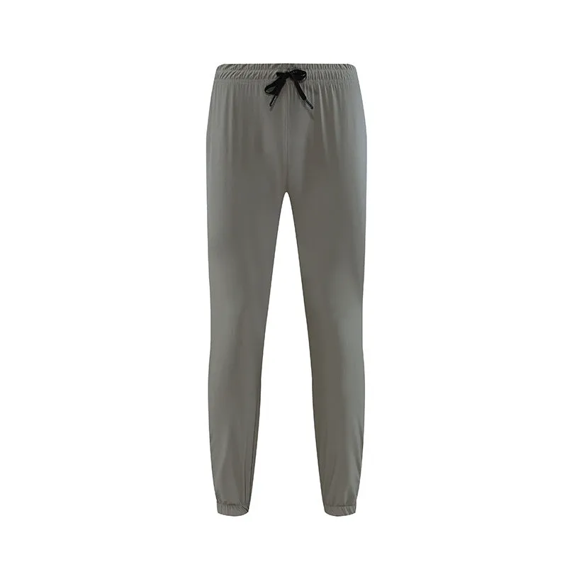 Cuffed-Zip Quick-Dry Breathable Athletic Pants