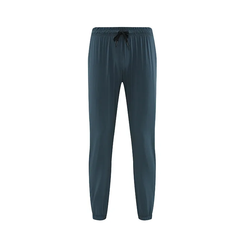 Cuffed-Zip Quick-Dry Breathable Athletic Pants
