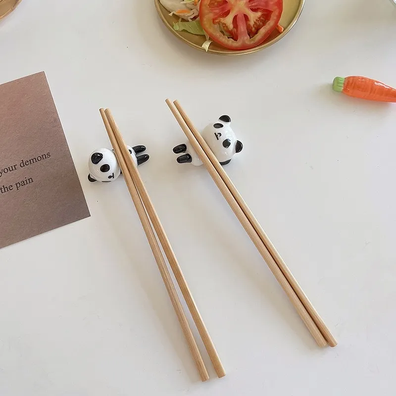 Cute Panda Chopsticks Holder