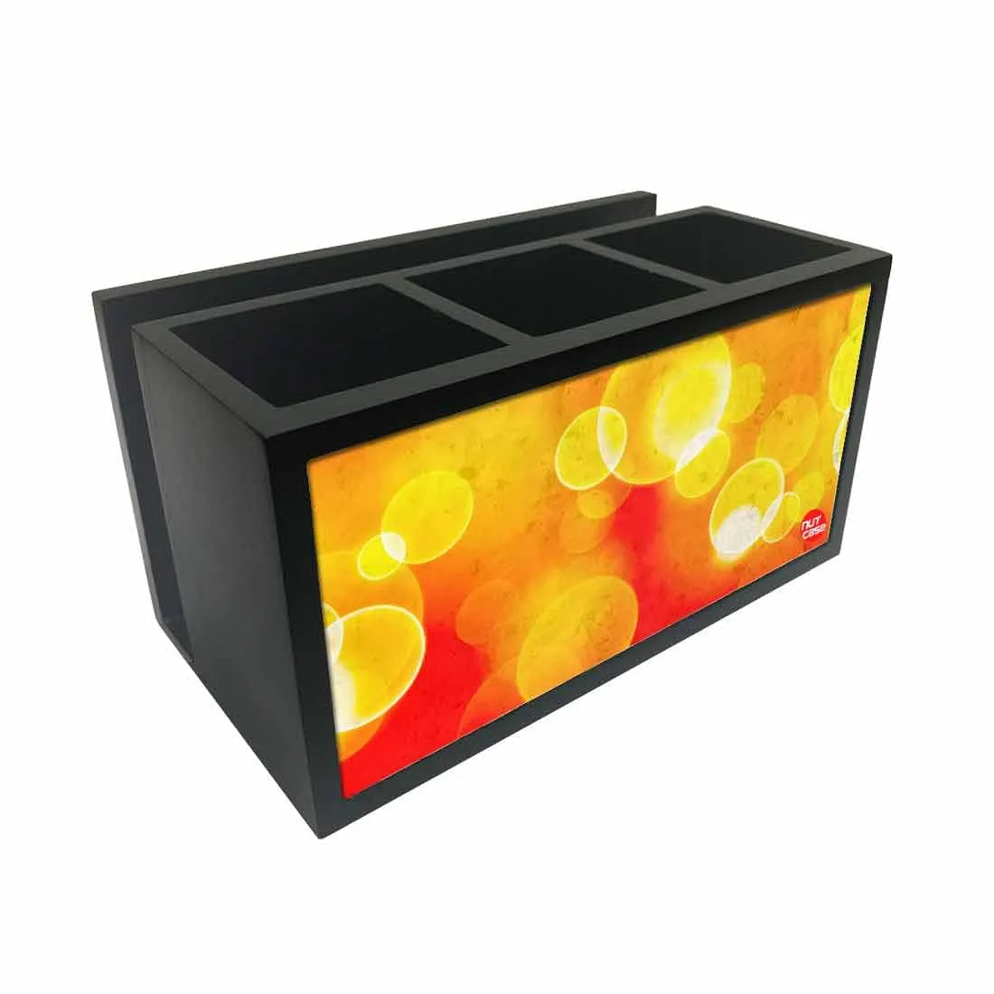 Cutlery Tissue Holder Napkin Stand -  Golden Dots