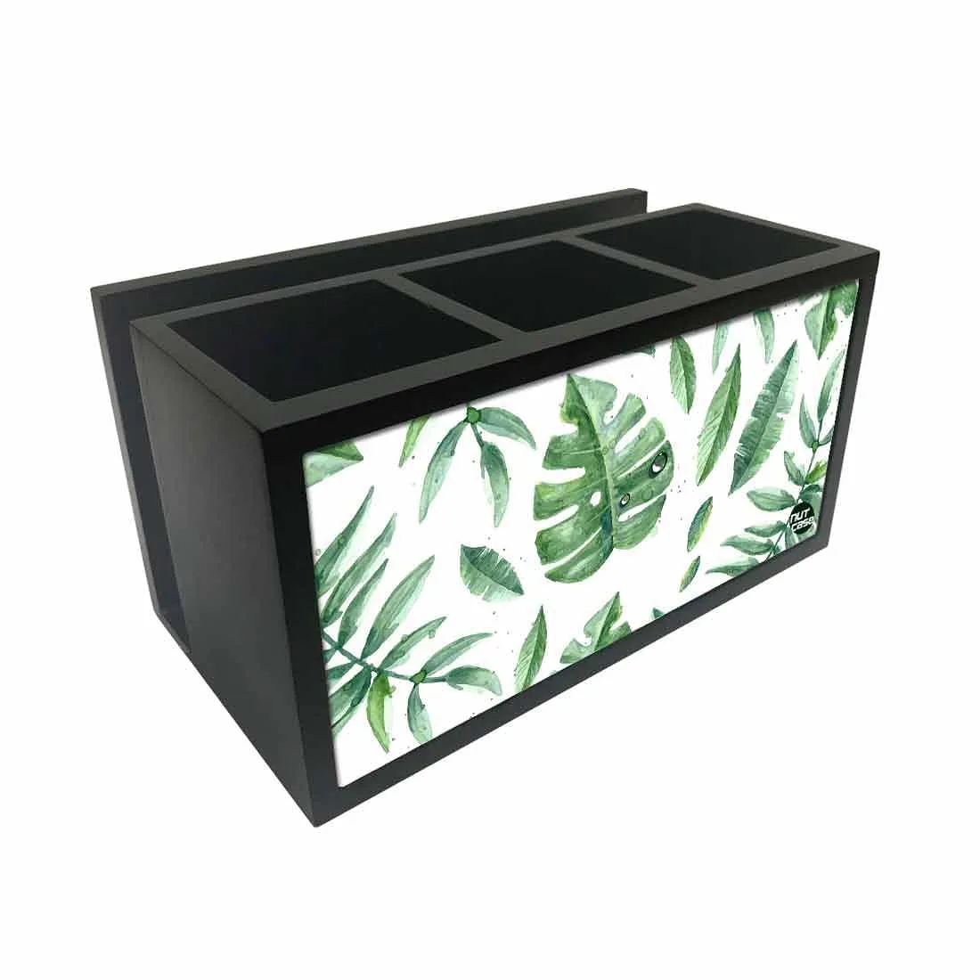 Cutlery Tissue Holder Napkin Stand -  Monstera Leaves