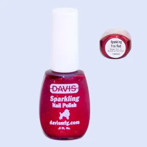 Davis Nail Polish- Sparkling Red