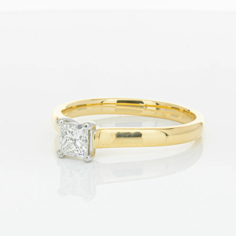 Deja Vu 18ct Yellow & White Gold .70ct Diamond Ring
