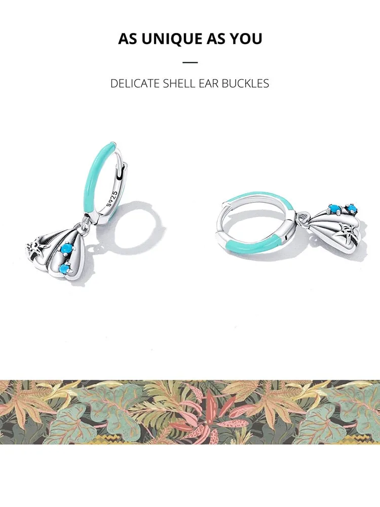 Delicate Shell Ear Buckles