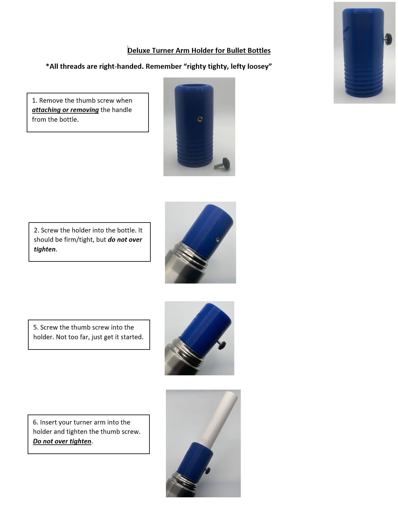Deluxe Holder for Bullet Tumblers
