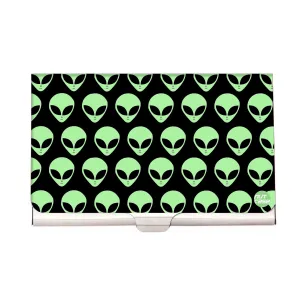 Designer Visiting Card Holder Nutcase - Aliens