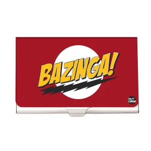 Designer Visiting Card Holder Nutcase - Bazinga