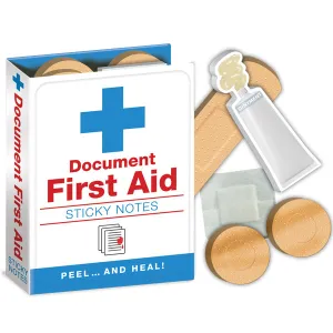 Document First Aid sticky notes