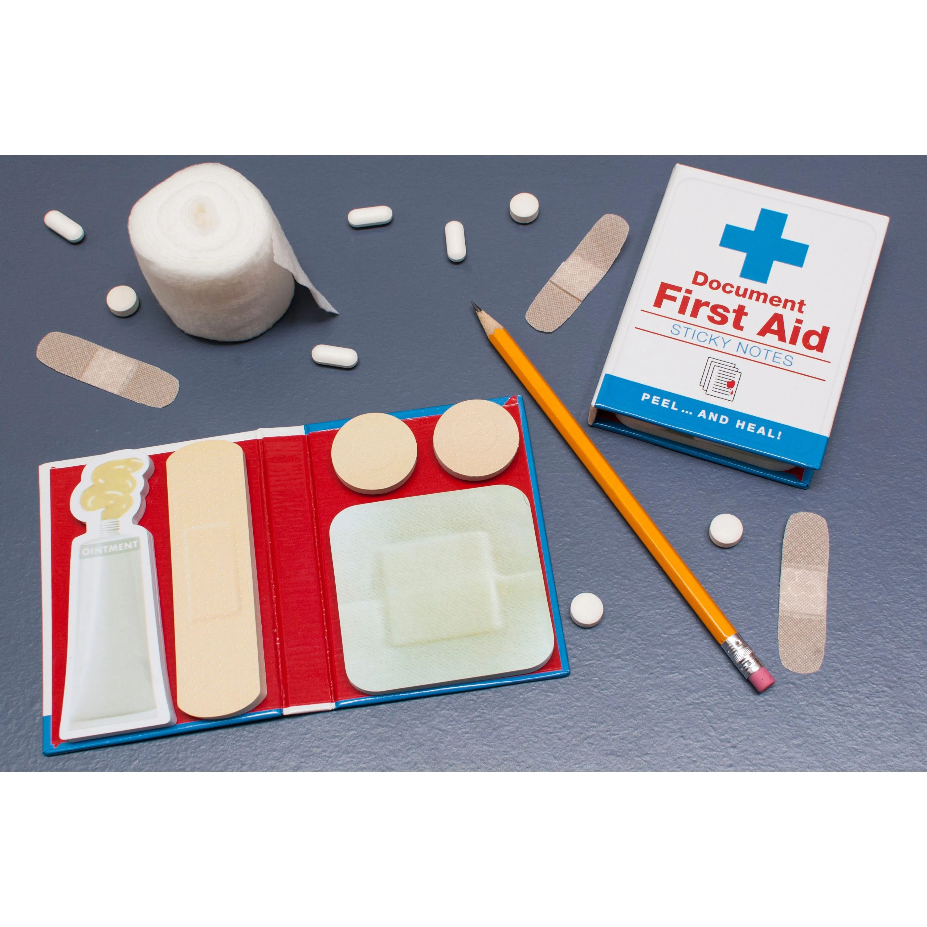 Document First Aid sticky notes