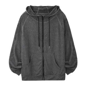 Elastic Hooded Reflective Printed Jacket