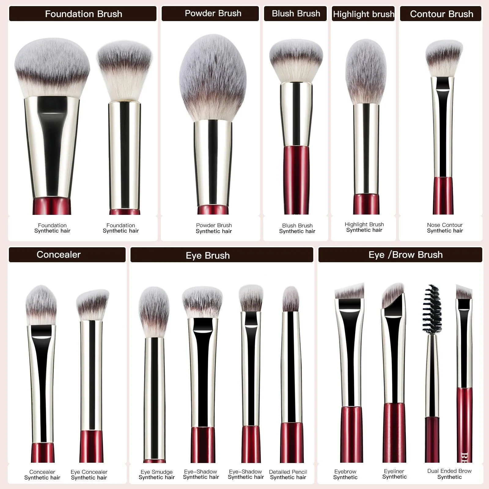 Essentials Brush Collection(PR30/15/9/8PC)