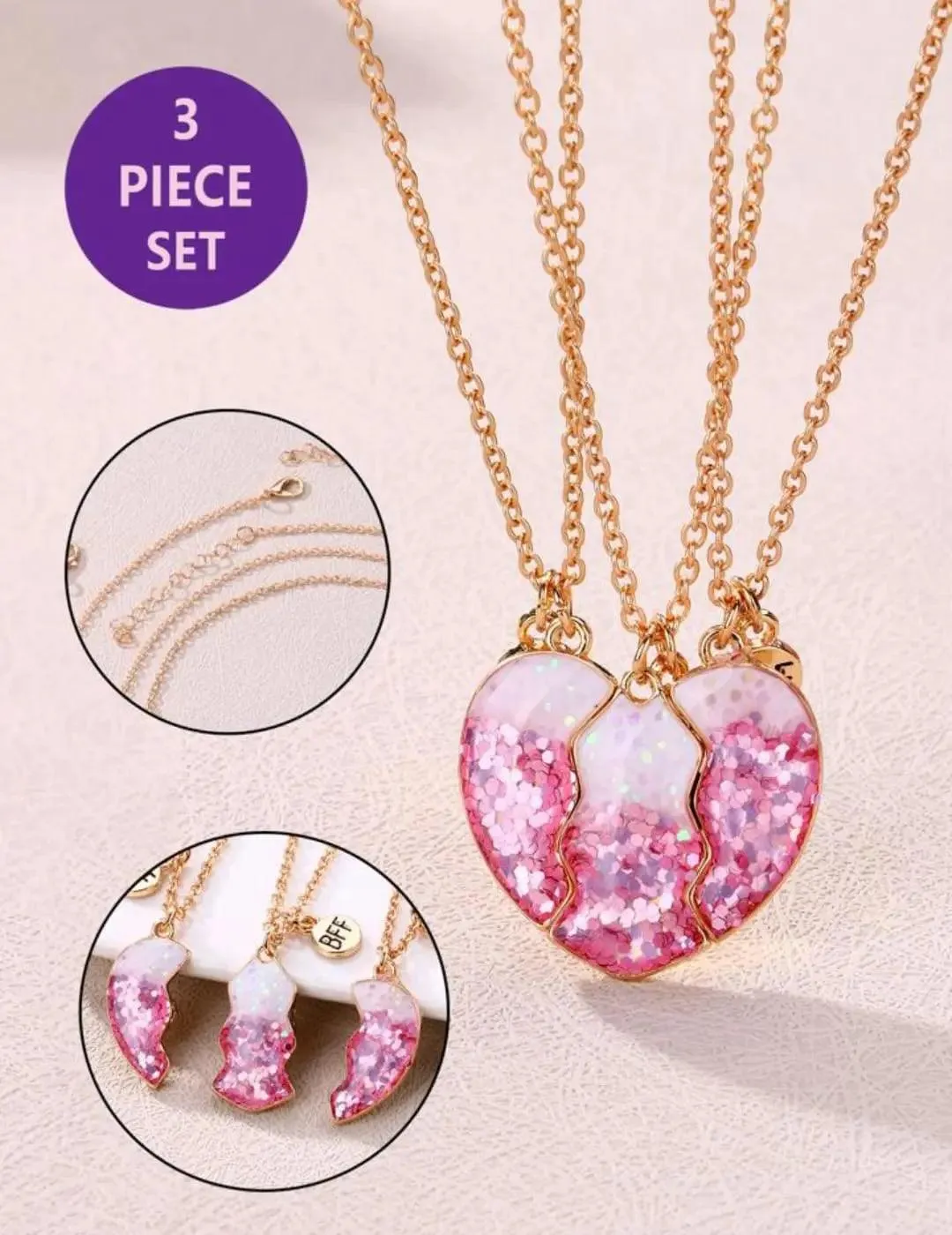 EXQUISITE BFF NECKLACE SET