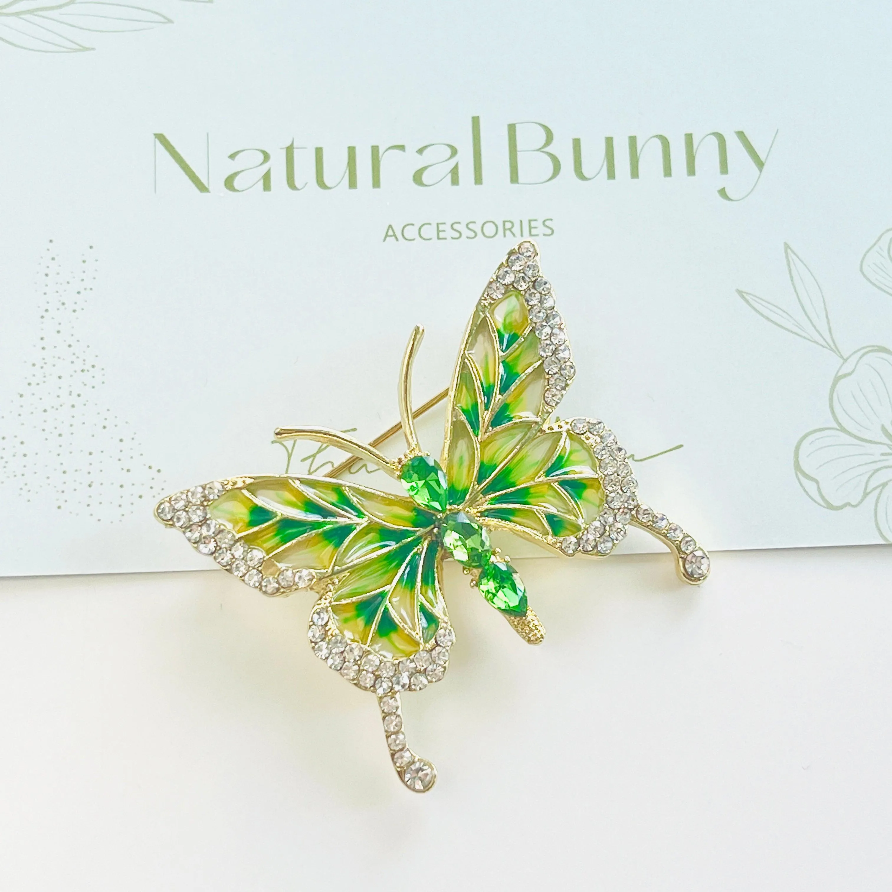 Exquisite Butterfly Brooch