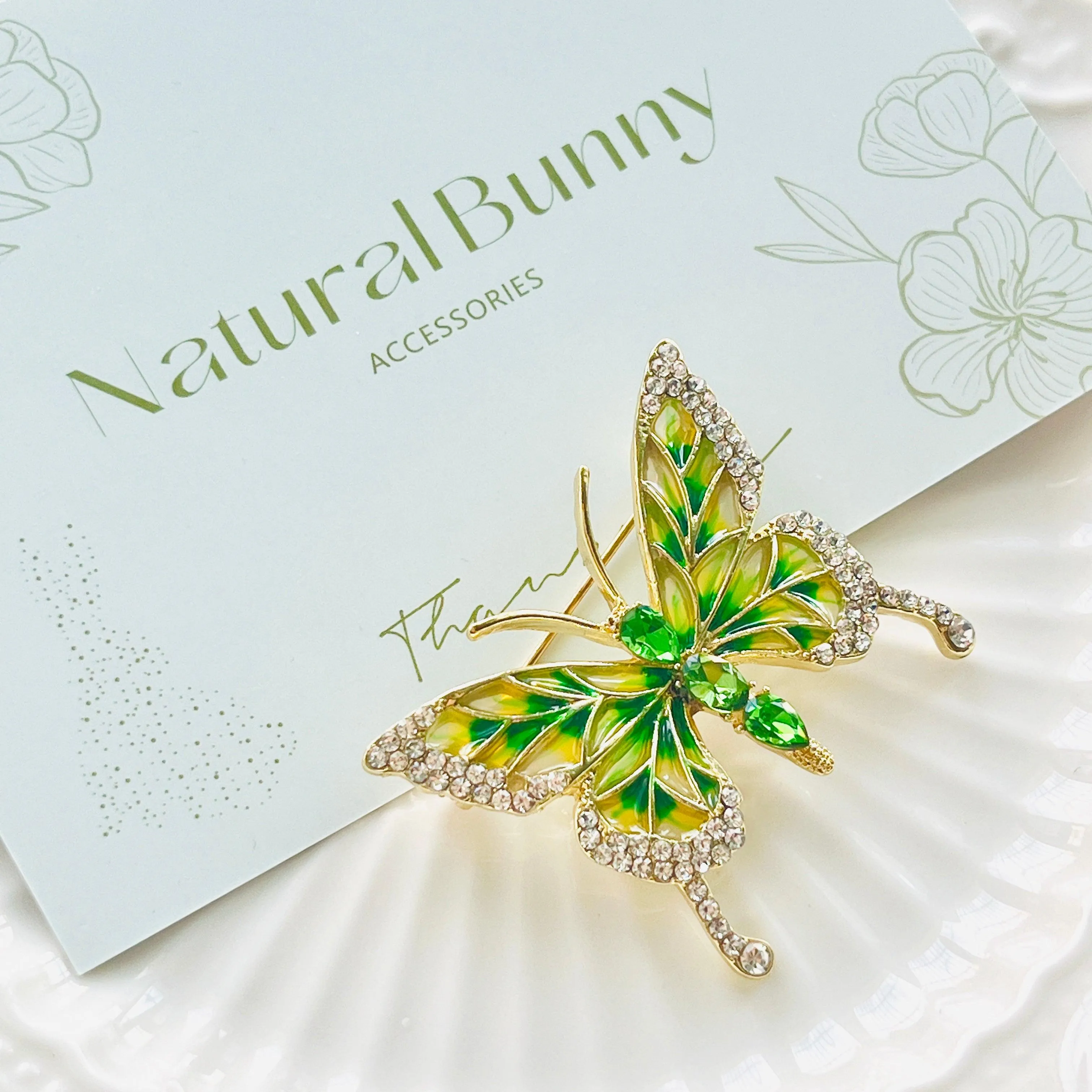Exquisite Butterfly Brooch