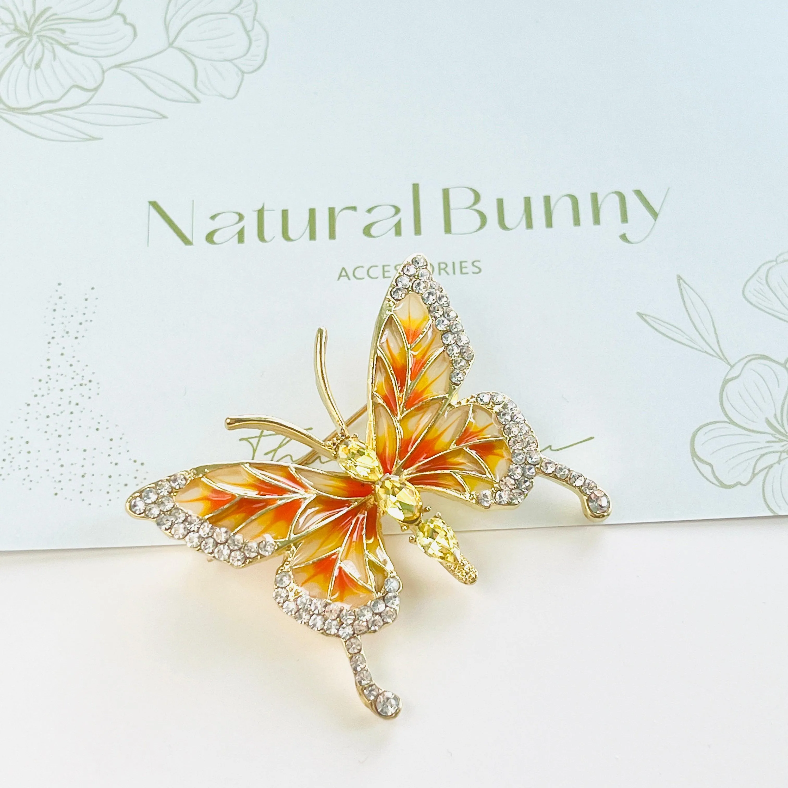 Exquisite Butterfly Brooch