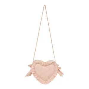 EYELET HEART PURSE