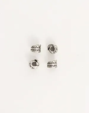Feather Bead, 8mm, (4pcs)
