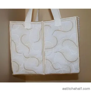 Feathers on Pearls Tote Bag