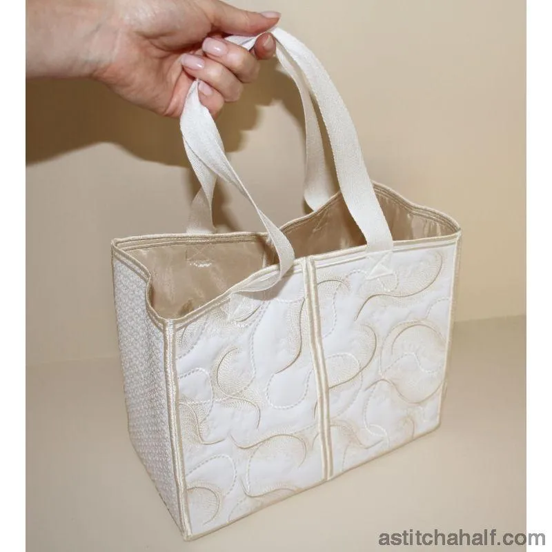 Feathers on Pearls Tote Bag