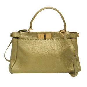 Fendi Peekaboo  Leather Shoulder Bag ()