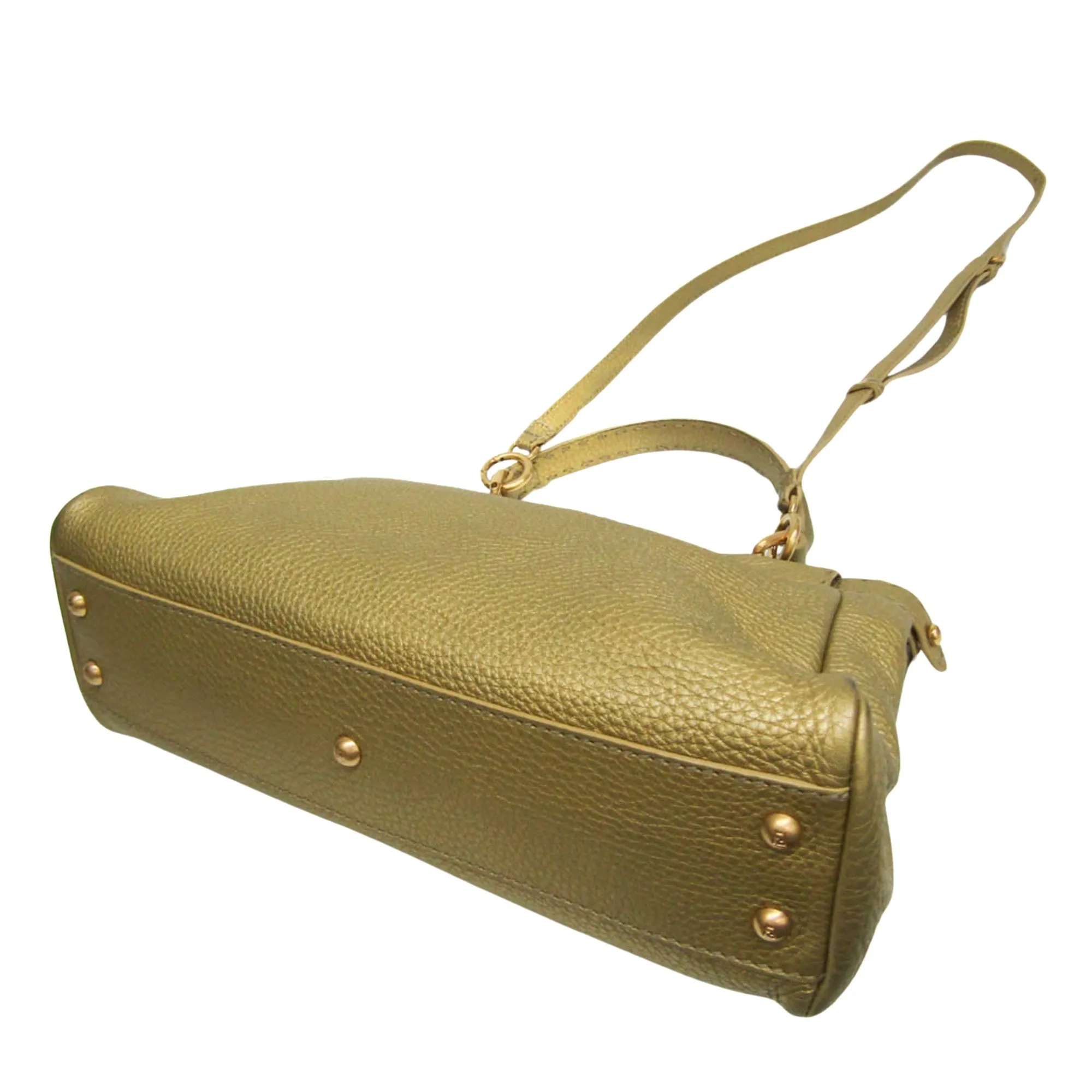 Fendi Peekaboo  Leather Shoulder Bag ()