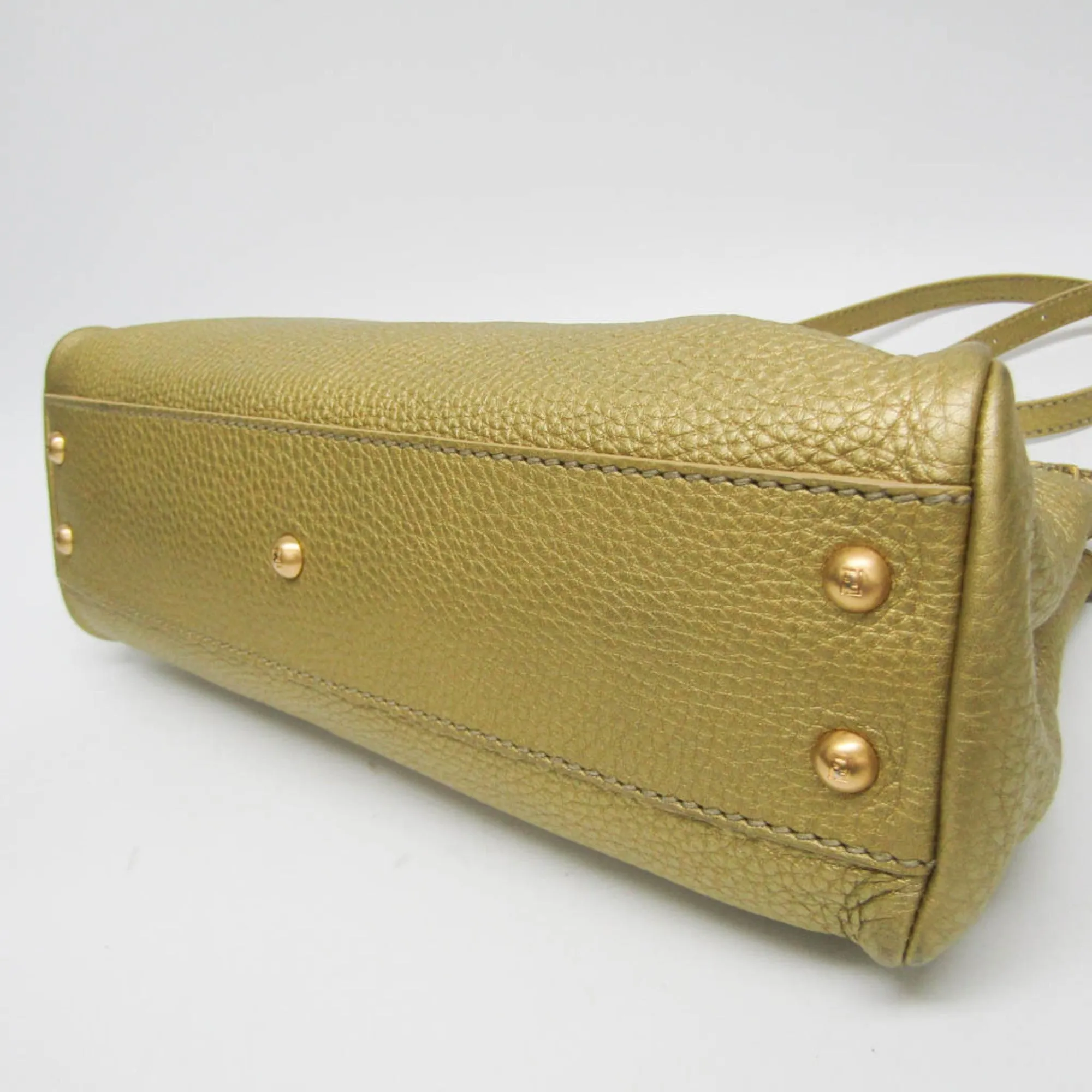 Fendi Peekaboo  Leather Shoulder Bag ()
