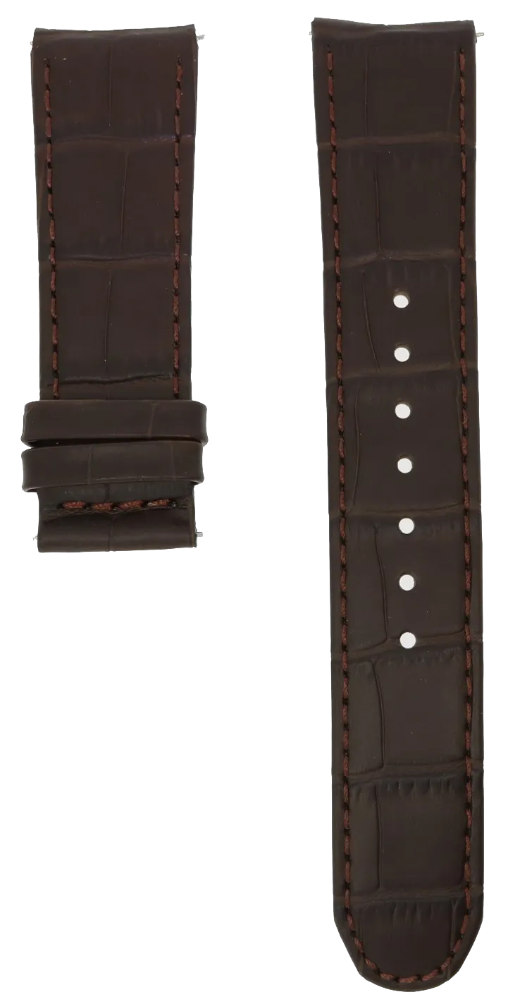 Formex Essence Butterfly Brown Leather Strap Croco 22mm