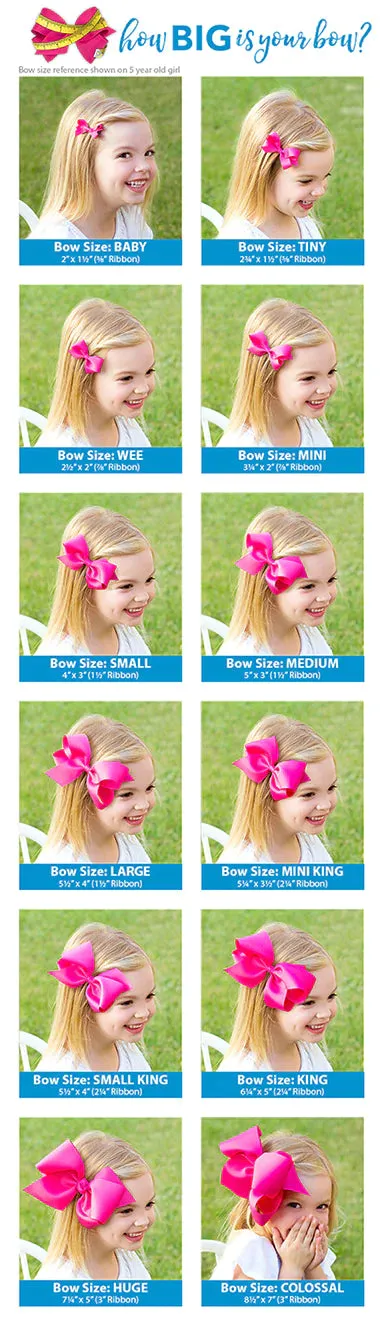 Game Day Moonstitch Hair Bow