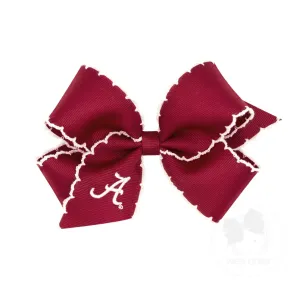Game Day Moonstitch Hair Bow