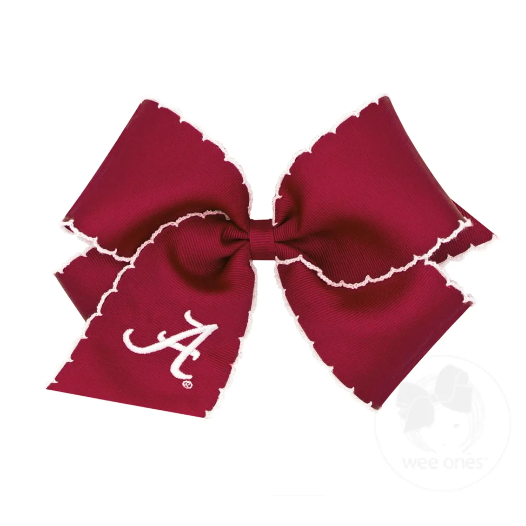 Game Day Moonstitch Hair Bow
