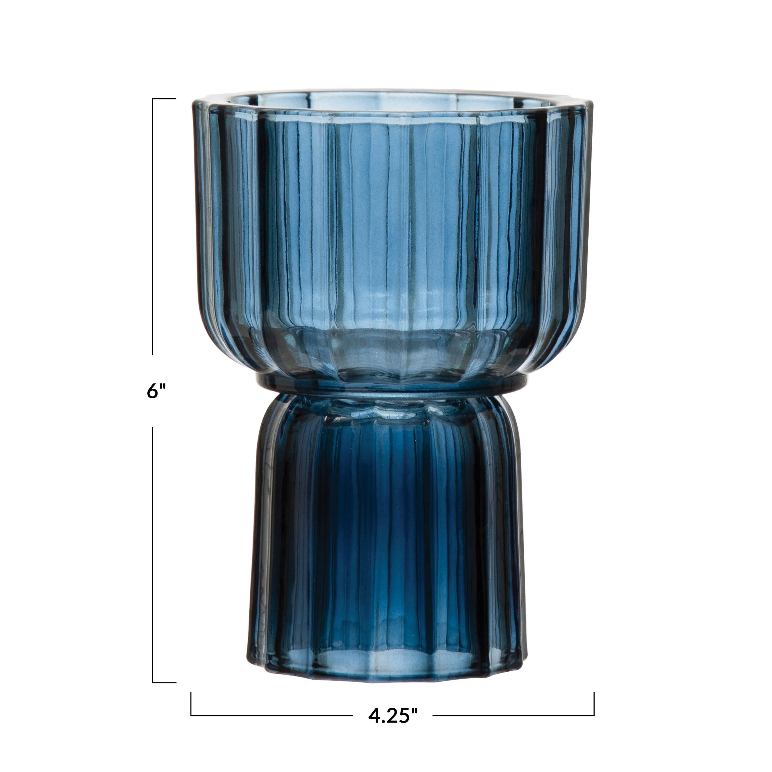 Glass Candle Holder