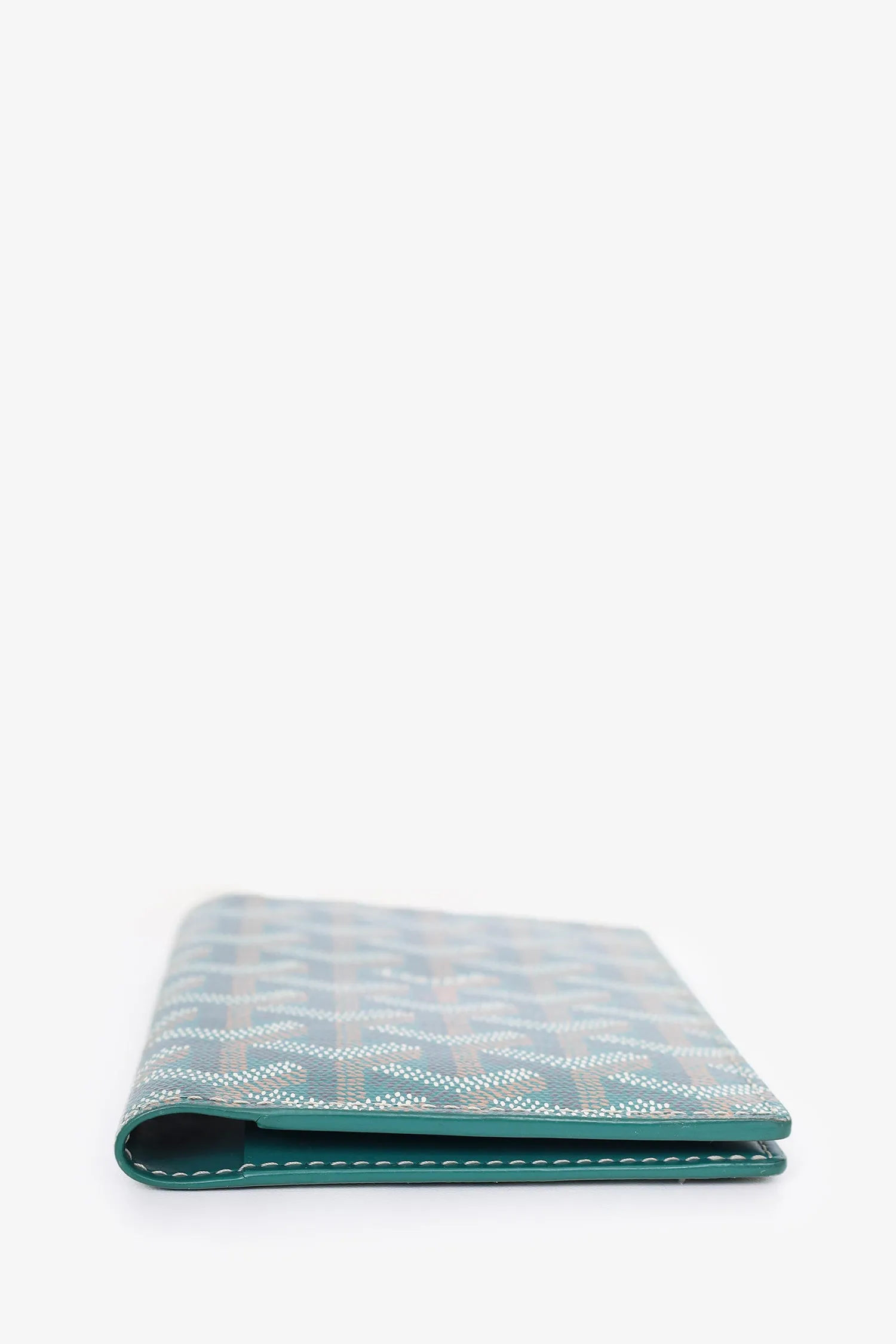 Goyard Green Goyardine Grenelle Passport Holder