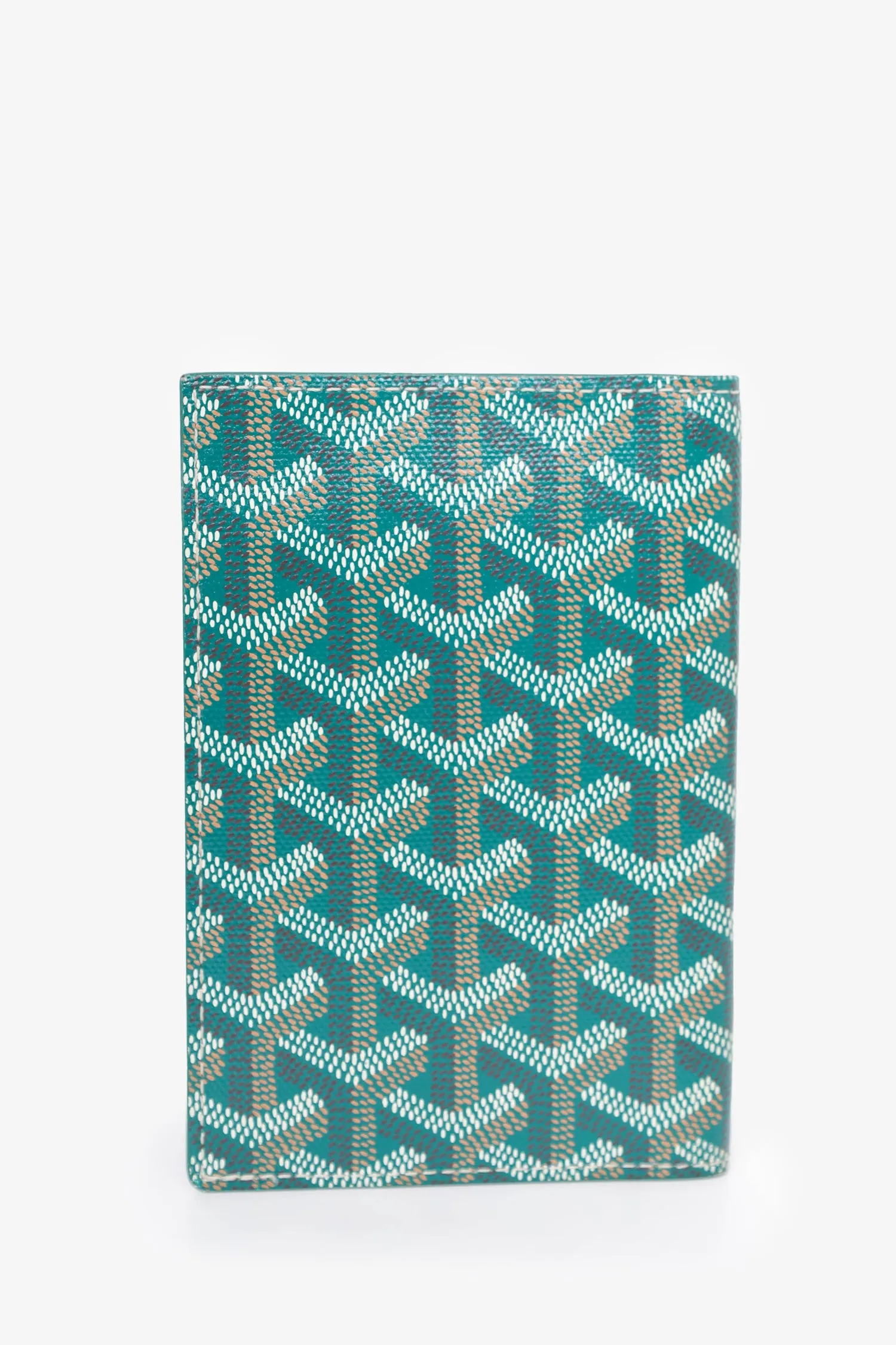 Goyard Green Goyardine Grenelle Passport Holder