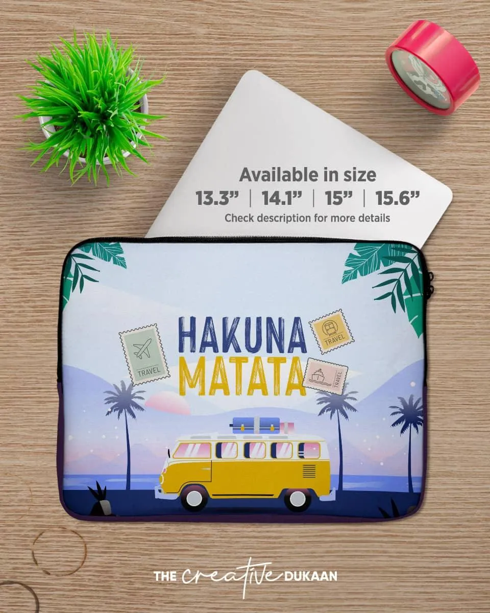 Hakuna Matata - Cute Travel Laptop Case to Carry Laptop