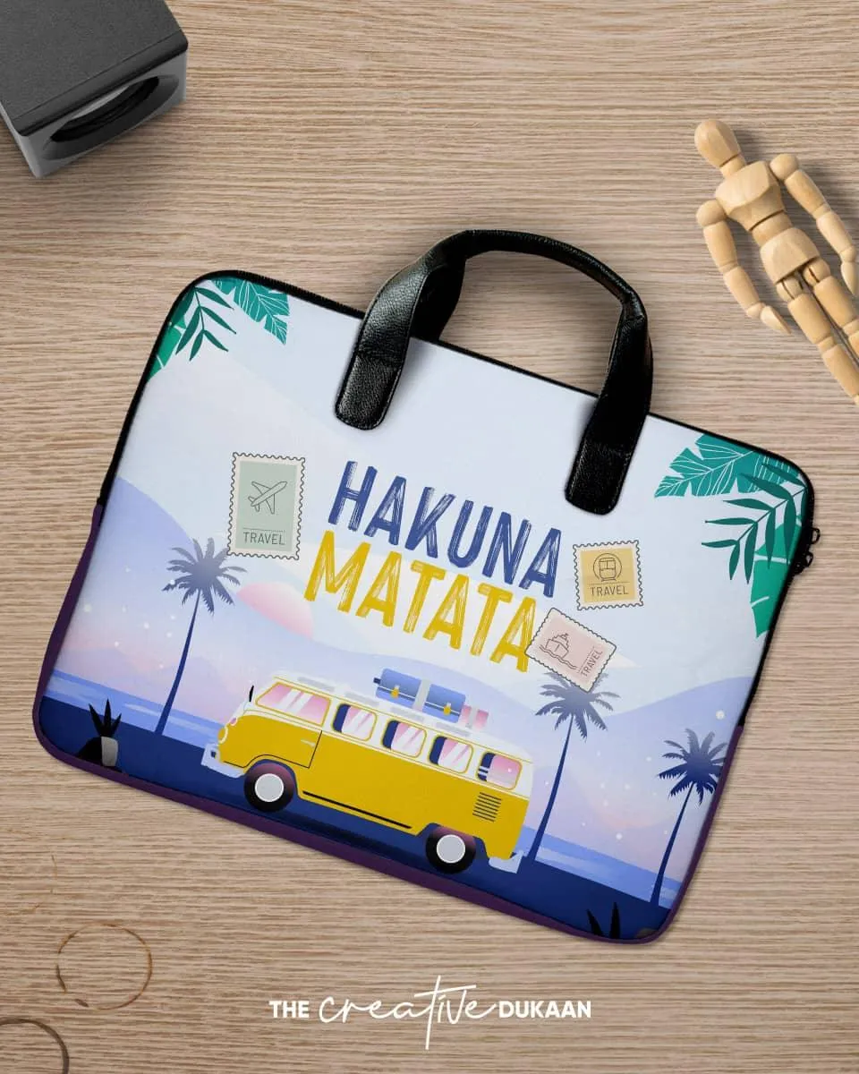 Hakuna Matata - Cute Travel Laptop Case to Carry Laptop