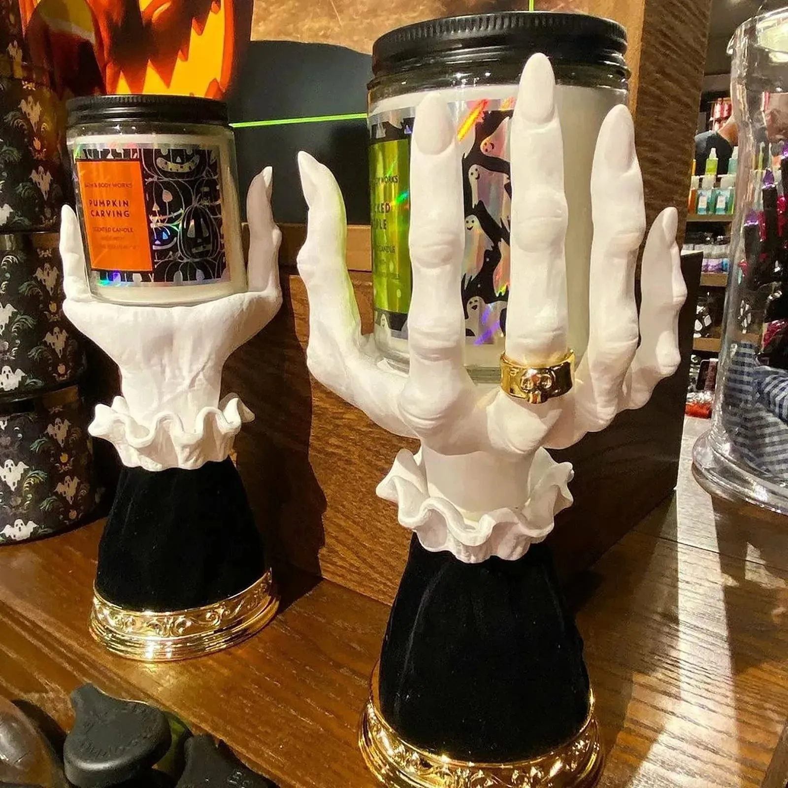 Halloween Witch Finger Horror Candle Holder - Witch Finger for Home Decor