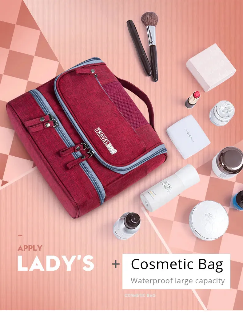 Hanging Cosmetics Organizer Toiletry Bag for Travel
