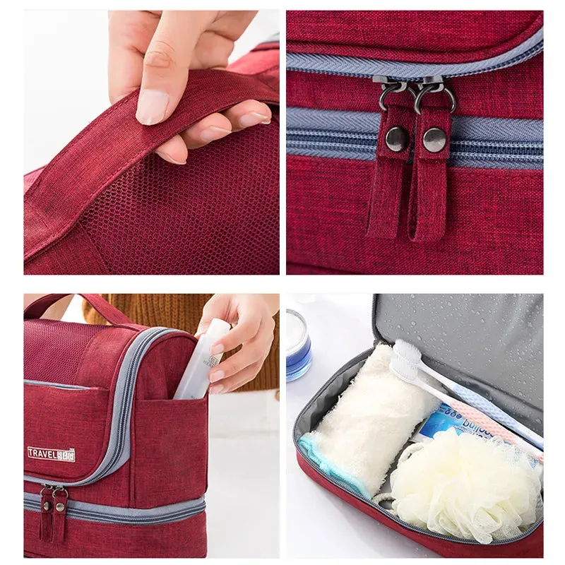 Hanging Cosmetics Organizer Toiletry Bag for Travel
