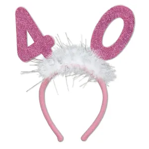 Head Boppers Pink - 40th Birthday