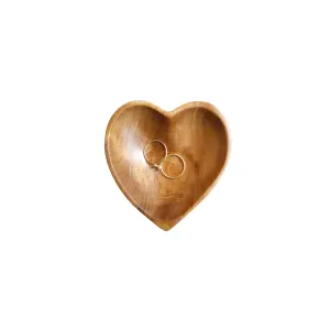 Heart Shaped Wood Tray