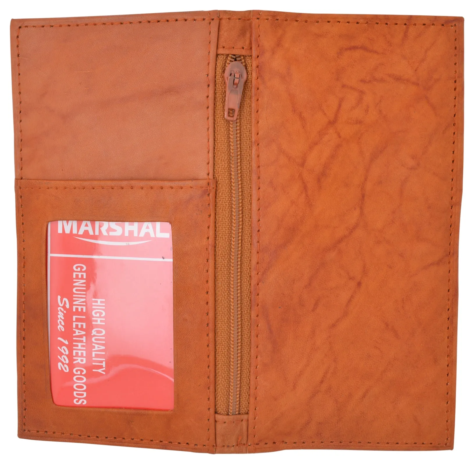 ID Credit Card Money Holder Genuine Leather Bifold Front Pocket Wallet