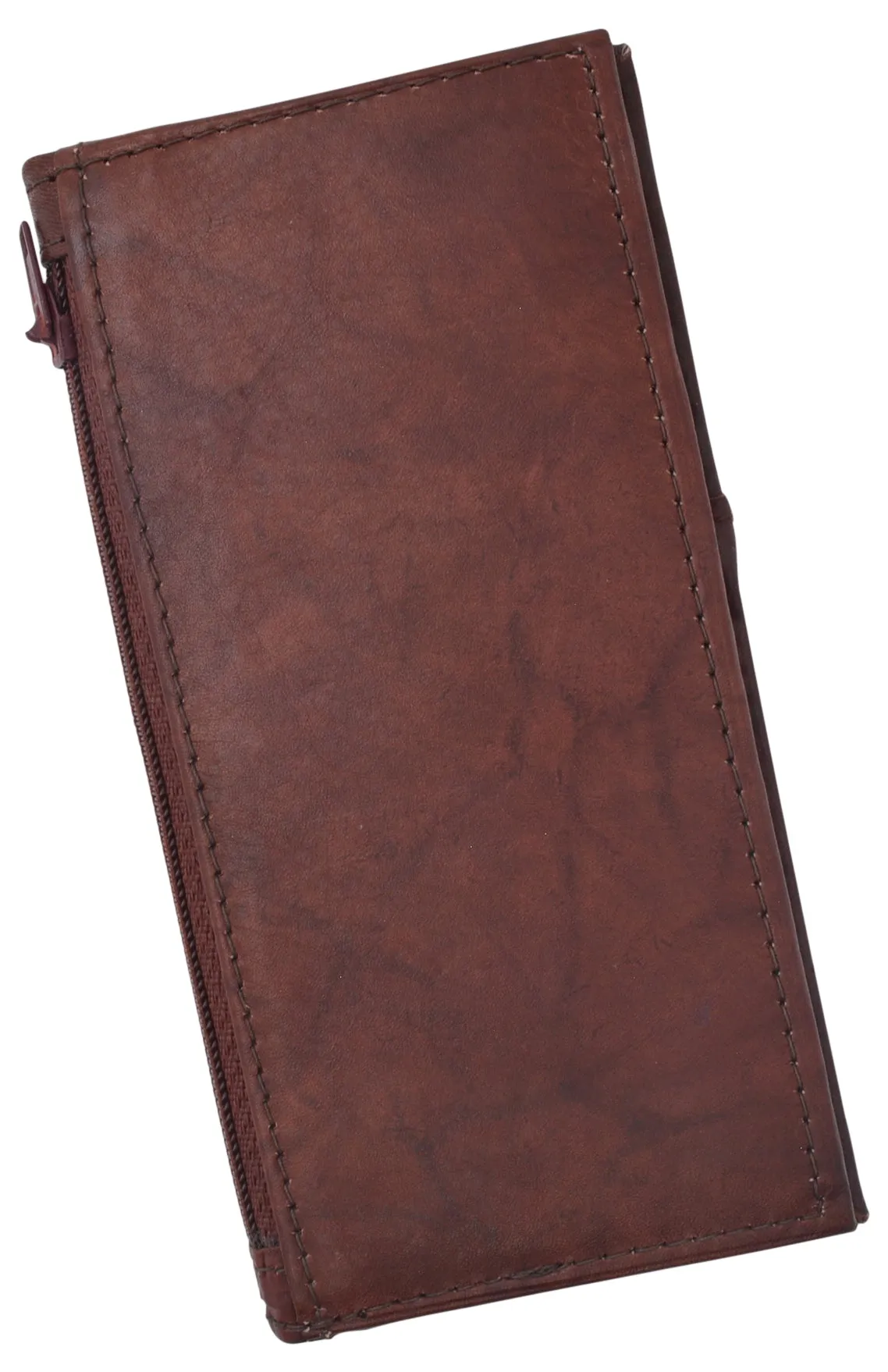 ID Credit Card Money Holder Genuine Leather Bifold Front Pocket Wallet