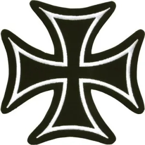 Iron Cross White Border Patch